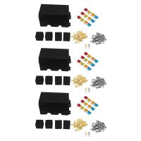 12 Way Blade Fuse Holder Box With Spade Terminals And Fuse 12PCS 4Pin 12V 80A Relays For Car Truck Trailer And Boat Fuses Accessories