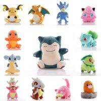 35รูปแบบอะนิเมะโปเกมอน Pikachues Venusaur Bulbasaur ตุ๊กตาการ์ตูนกำมะหยี่ของเล่น