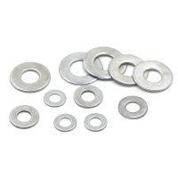 10/100pcs GB97 Zinc-plated Steel Flat Washer Plain Gasket for M2 M2.5 M3 M3.5 M4 M5 M6 M8 M10 M12 M14 M16 M18 M20 Screw Bolt Nails  Screws Fasteners