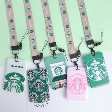 Starbucks Coffee Logo Keychain Wristlet Key Fob