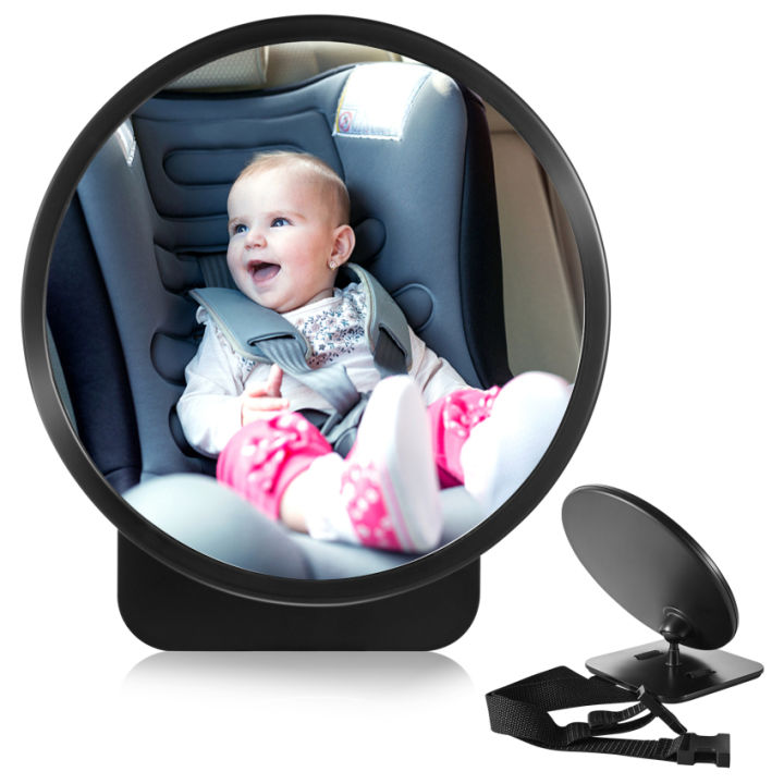 Rücksitzspiegel Für Babys Bruchsicherem วัสดุ Babyspiegel Für Kindersitz  Und Babyschale 360 ° Schwenkbar,Kinder Autospiegel In Optimtimüe,Spiegel  พร้อมใช้งาน