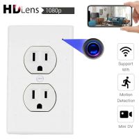 1080P HD WIFI Mini Camera Wall Socket Camera Motion Detection Home Security Nanny Cam Support Mobile Phone Remote Viewing Video