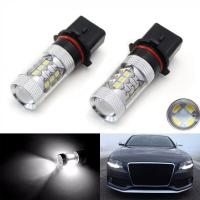 ซีนอนสีขาว80W P13w หลอดไฟ Led กลางวัน Lampu Jalan Drl สำหรับ Q5 Audi A4 2ชิ้น