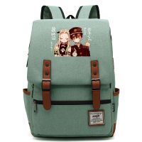 Anime Boy Girl Kids Student School Book Bags Teenagers Canvas Women Bagpack Men Laptop Travel Backpack Toilet-Bound Hanako-Kun