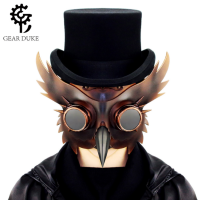 ขายร้อน Steampunk plague BIRD Doctor หน้ากากฮาโลวีนอีสเตอร์ Masquerade PARTY หมวกตลกคอสเพลย์ props ของขวัญ