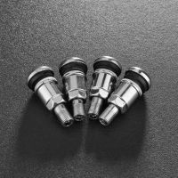 Bolt-in Stainless Steel Car Tubeless Wheel Tire Valve Stems with Dust Caps