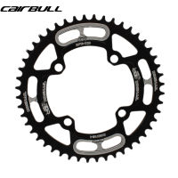 44T/46T/48T/50T/52T จักรยานเสือภูเขา Chainwheel MTB จานหน้าจักรยานอลูมิเนียมแคบกว้าง BCD 104