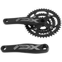 GANOPPER Bicycle Crankset 64/104BCD 32T Disc Compatible 8S/9S/10S/ 11-Speed 170mm Crank Mountain Bike Chainring Black