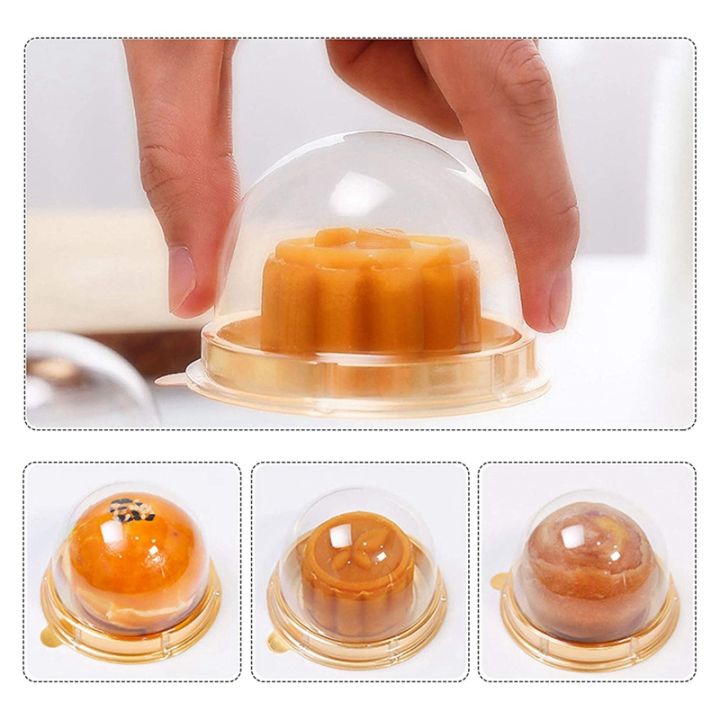 100-pcs-clear-plastic-mini-cupcake-box-round-cupcake-mooncake-dessert-container-box-cookies-muffins-dome-box