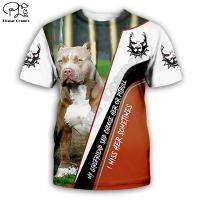 Funny pitbull Dogs 3D full printing fashion t shirt Unisex hip hop style tshirt streetwear casual summer drop shipping