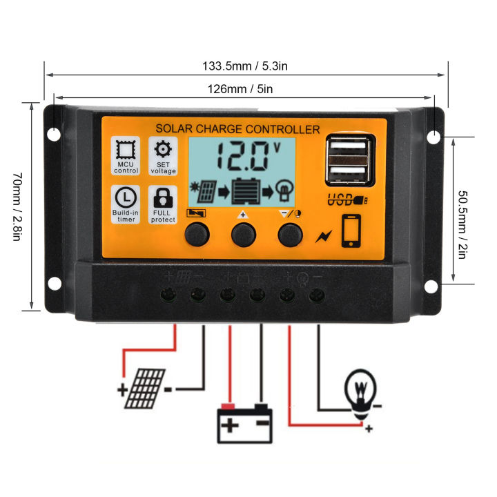 ตัวควบคุมการชาร์จค่าใช้จ่าย-pwm-แบบ3ขั้นตอน12v-24v-สำหรับการค้าขาย