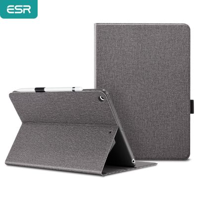 [HOT 2023] ESR เคสสำหรับไอแพด Pro 12.9/11 2020 2018 11/10.5 Pro iPad 7/Mini 1 2 3 4 5/iPad Air 1 2 3 4 Oxford ผ้า PU อัจฉริยะเป็นหนังปก