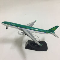 A330แอร์บัส Aer Lingus ขนาด14ซม. JASON TUTU กระเป๋าเครื่องบินจำลองเครื่องบินจำลองเครื่องบินจำลองโมเดลเครื่องบิน1:400เครื่องบินของเล่นโลหะหล่อจากเหล็ก