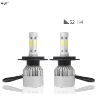 ❤️WT 2x H4 HB2 9003 285000LM 1950W ชุดไฟหน้า LED Hi/Lo Beam bulb high Power 6000K