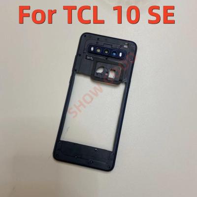 คุณภาพสูงกรอบกล้องด้านหลังพร้อมเลนส์กล้องด้านหลัง + แฟลชสำหรับ TCL 10 SE T766H T766J T766U อะไหล่โทรศัพท์-iewo9238