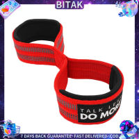 Bitak 1 คู่รูปที่ 8 สายรัดยกน้ำหนักยกน้ำหนัก Powerlifting Sport ยิม ฟิตเนส เพาะกาย Barbell Wrist Support