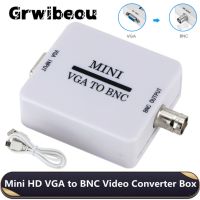 Kotak konverter Video Grwibeou VGA ke BNC komposit Mini HD VGA ke BNC adaptor konverter kotak pengalih Digital untuk Monitor HDTV