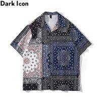 เสื้อโปโลแขนสั้น น้ําหนักเบา ลาย Dark Icon Bandana แฟชั่นฤดูร้อน สําหรับผู้ชาย