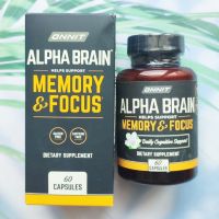 อาหารเสริมสำหรับสมองและความจำ Alpha Brain Memory &amp; Focus 60 Capsules (ONNIT®)