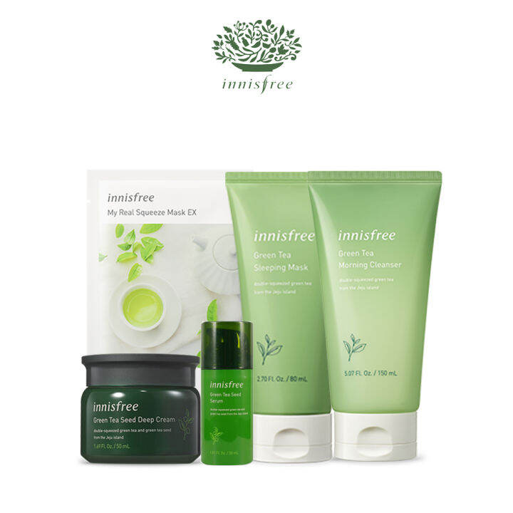 Innisfree Green Tea Set Lazada
