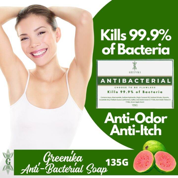 ♂ [ REMOLDED ORGANIC ANTIBAC ] Greenika Remolded Antibacterial Soap AntiFungal And Itch