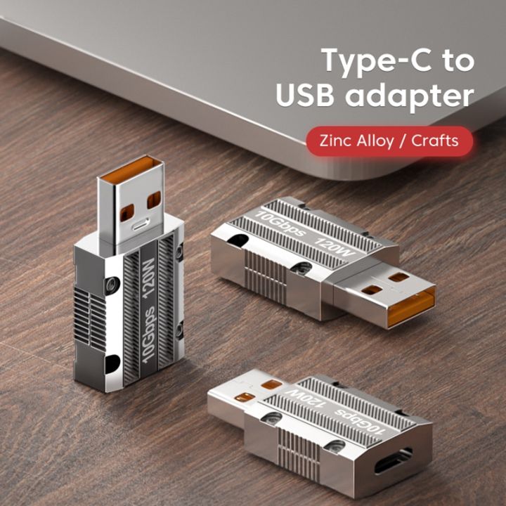 120w-otg-adapter-zinc-alloy-usb-a-to-type-c-10gbps-usb-male-to-usb-c-female-connector-for-phone-ipad-macbook-adaptador