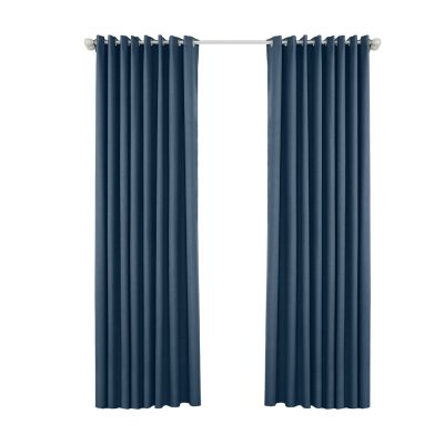 Dark Blue Waterproof Pergola Outdoor Curtain for Garden Patio Full Blackout Curtains Bedroom Living Room Bath Room Panel Drape