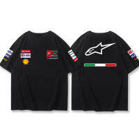 Ducati DUCATI รถจักรยานยนต์รถจักรยานยนต์แขนสั้นผู้ชายชุดขี่ฤดูร้อน motogp เสื้อยืด