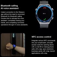 Hot2023ใหม่ NFC ECG PPG Bluetooth Call Smartwatch GPS Tracker สร้อยข้อมือฟิตเนสสำหรับนาฬิกา Ultimate Smart Watch Men