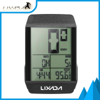 Lixada W-Ireless จักรยานขี่จักรยานคอมพิวเตอร์กันน้ำจักรยาน S Peedometer วัดระยะทางที่มีแสงไฟ L-ED