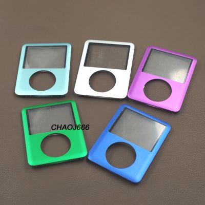 Blue Silver Purple Green Light Blue Front Faceplate Fascia Housing Cover Case With Lens Window For Ipod Nano 3Rd Nano 3 4GB 8GB