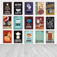 Keep Calm Drink Coffee Cafe Shop Kitchen Decor Vintage Tin Sign Shabby Art Hanging Iron Paintings Metal Plaques Plate Posters(only one size: 20cmX30cm)(Contact seller, free custom pattern)