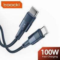 [KOLT Digital] Toocki 100วัตต์ USB Type C เพื่อ USB C เคเบิ้ล PD อย่างรวดเร็วชาร์จชาร์จสายไฟสำหรับ MacBook ซัมซุง Xiaomi แท็บเล็ต Type C เพื่อพิมพ์ C ลวด3เมตร