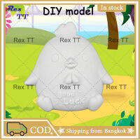 Rex TT DIY ธนบัตรขวดสีตุ๊กตาสําหรับเด็กตัวอ่อนสีขาวไวนิลของเล่นยืน