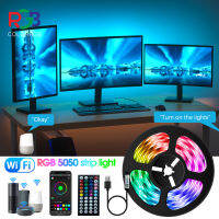 ColorRGB RGB 5050 LED Wifi ไฟ LED Strip เพลงซิงค์เทป Alexa สมาร์ทไฟสำหรับ Party Room Decor TV Backlight-Youerd