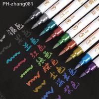 hot！【DT】 10 Colors/Set Metallic Paint Write Stationery Student Office School Supplies Calligraphy
