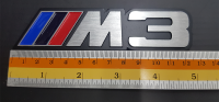 Logo ///M3 งาน อลูมิเนียม 12.5 cm พร้อมกาว