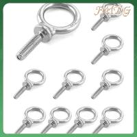 FEELDG 10pcs 1/4 "-20X1" สลักเกลียวตา 304สแตนเลสสตีล ทนทานสำหรับงานหนัก สลักเกลียวไหล่ อเนกประสงค์อเนกประสงค์ M6 สลักเกลียวสำหรับยกตา เกรดทางทะเล