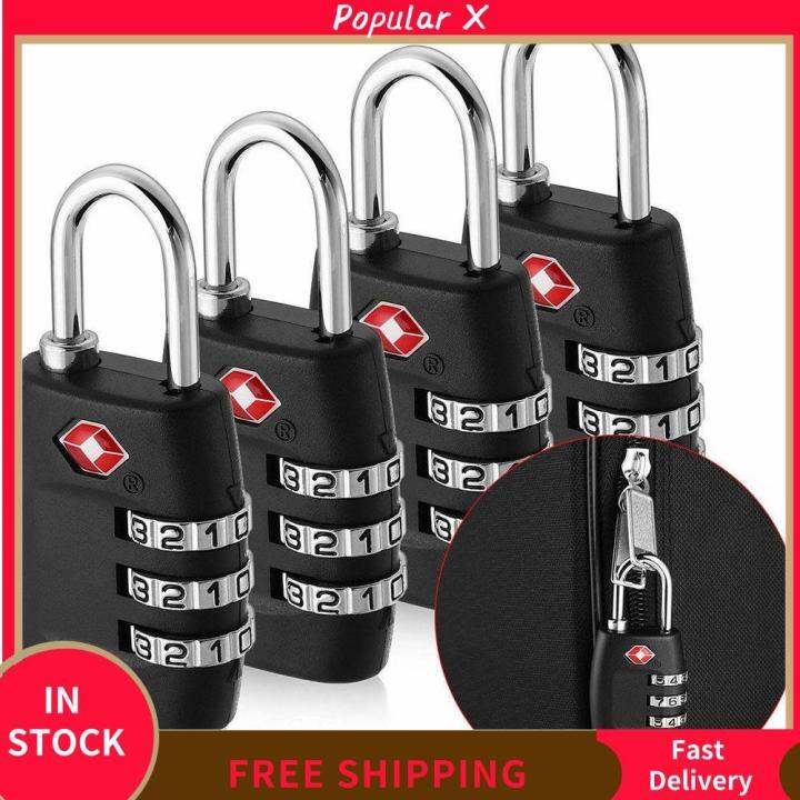 POPULAR X High Security Locker Code Lock Travel Suitcase TSA Luggage
