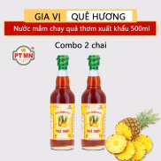 Nước Chấm Chay Hảo Hạng Trái Thơm Xuất Khẩu 500ml GIA VỊ QUÊ HƯƠNG Combo 2