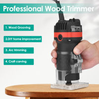 เราเตอร์ขนาดกะทัดรัด,เครื่องตัด15ชุด Trimmer ไม้,เส้นผ่าศูนย์กลาง6.35MM, 30000 RPM,Slotting ไม้,ตัดโค้ง,กระบวนการแกะสลัก