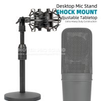 For AUDIO TECHNICA AT4033 AT4040 AT4033A AT 4033 4040 4033A Tabletop Microphone Stand Desktop Shock Mount Table Desk Mic Holder