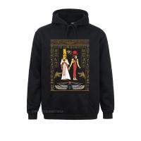 Egyptian Goddesses Isis And Nefertiti Hieroglyphics Oversized Hoodie Hoodies Sweatshirts 3D Printed Long Sleeve Student Hoods Size Xxs-4Xl