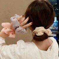 [A innovation] แฟชั่น SolidPearlescent ColorTie ElasticBands WomenTiesAccessories ผมหางม้ายาง Scrunchies