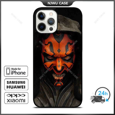 Darth Maul Warrior Phone Case for iPhone 14 Pro Max / iPhone 13 Pro Max / iPhone 12 Pro Max / XS Max / Samsung Galaxy Note 10 Plus / S22 Ultra / S21 Plus Anti-fall Protective Case Cover