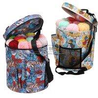 [COD] new knitting tools wool storage bag cylinder ethnic style and finishing EB018-13