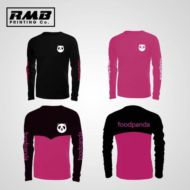 Foodpanda longsleeve drifit / food panda uniform longsleeves Lazada PH