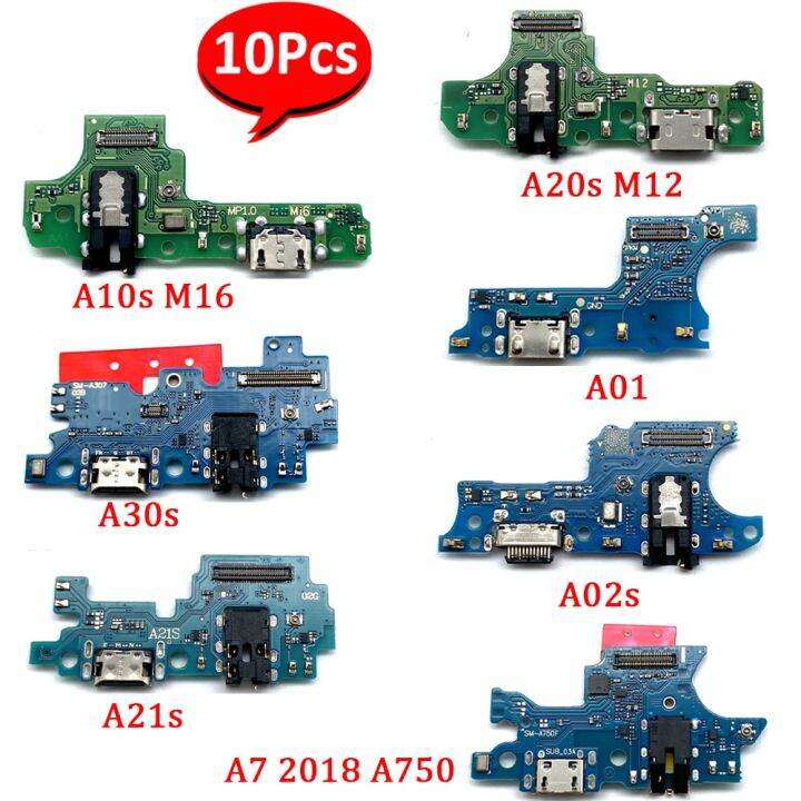 10pcs-ทดสอบสําหรับ-samsung-a10s-a20s-a30s-a50s-a21s-a01-a03-core-a02s-usb-ไมโครโฟน-ที่ชาร์จ-พอร์ตชาร์จ-dock-connector-board