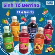 Sinh Tố Berrino đủ hương Đào, vải, dâu... chai 1L Date mới