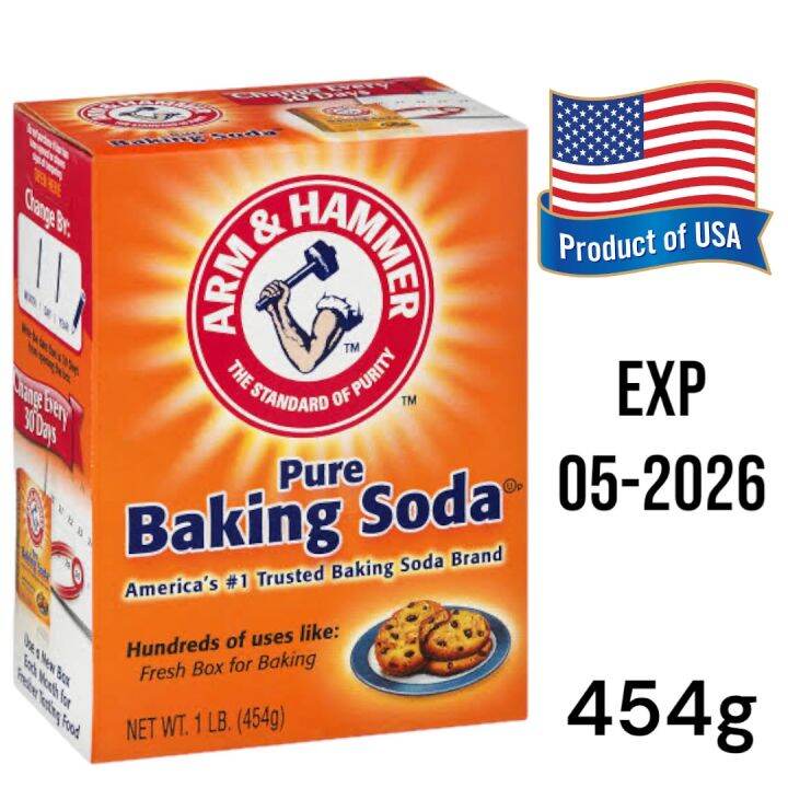 arm-amp-hammer-pure-baking-soda-454-ก-ม-จากสหรัฐอเมริกา